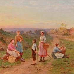 The apple pickers, 1908
